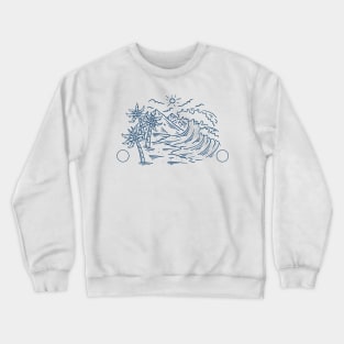 ANGRY WAVES Crewneck Sweatshirt